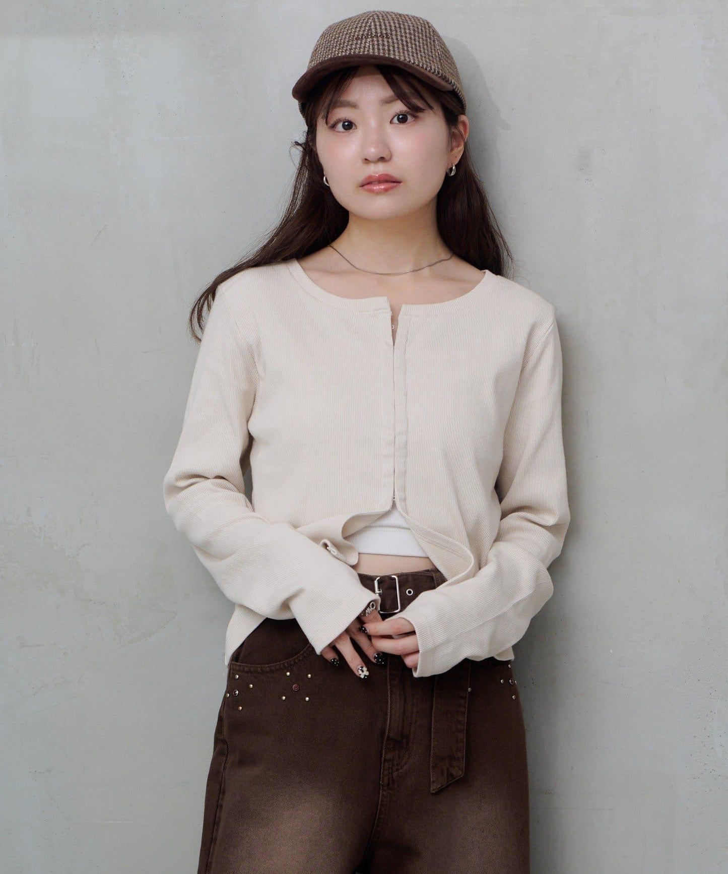 【Kastane】【男女同款】B槍俱樂部刺繡棒球帽