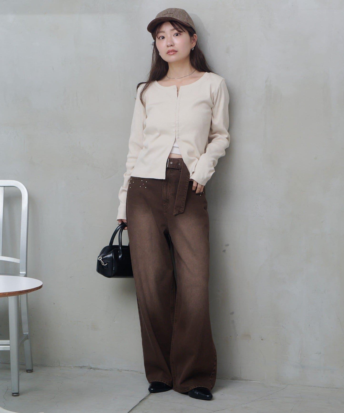 【Kastane】【男女同款】B槍俱樂部刺繡棒球帽