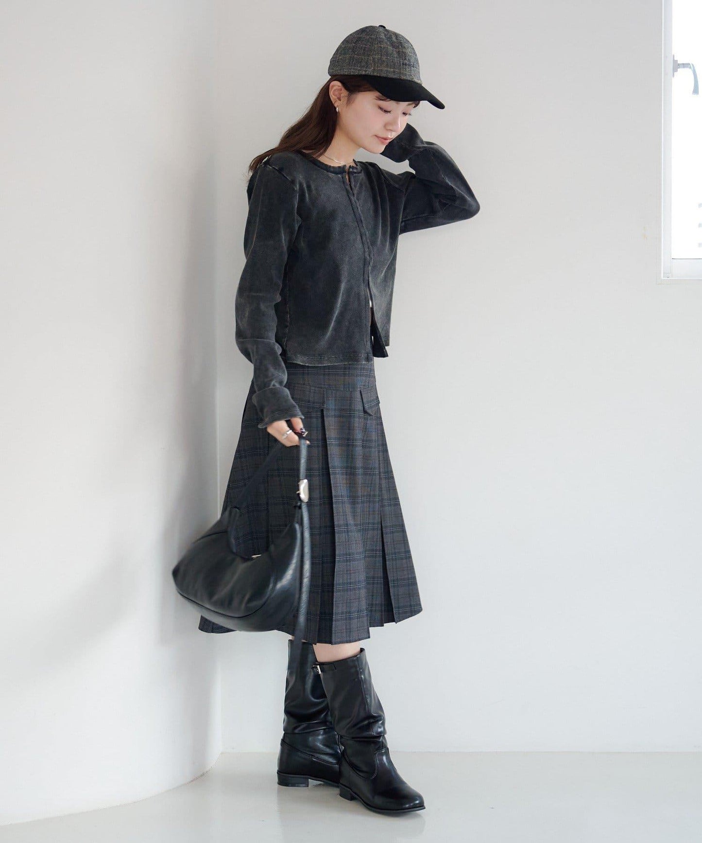 【Kastane】【男女同款】B槍俱樂部刺繡棒球帽