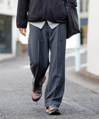 T/R織帶裝飾休閒長褲