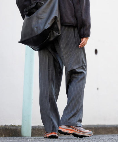 T/R織帶裝飾休閒長褲