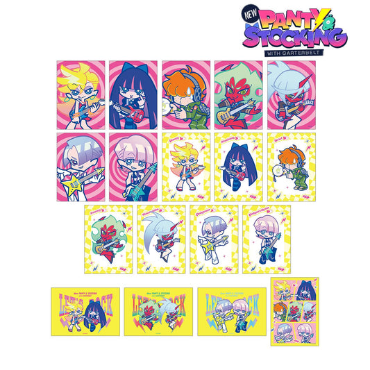 New PANTY & STOCKING with GARTERBELT_F*Kaori插畫 搖滾版 隨機寫真卡（單品/全套BOX）【BOX/18包入】
