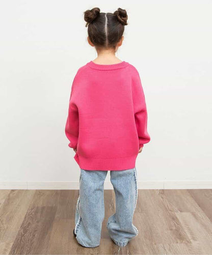 保暖側邊流蘇牛仔褲 十分褲