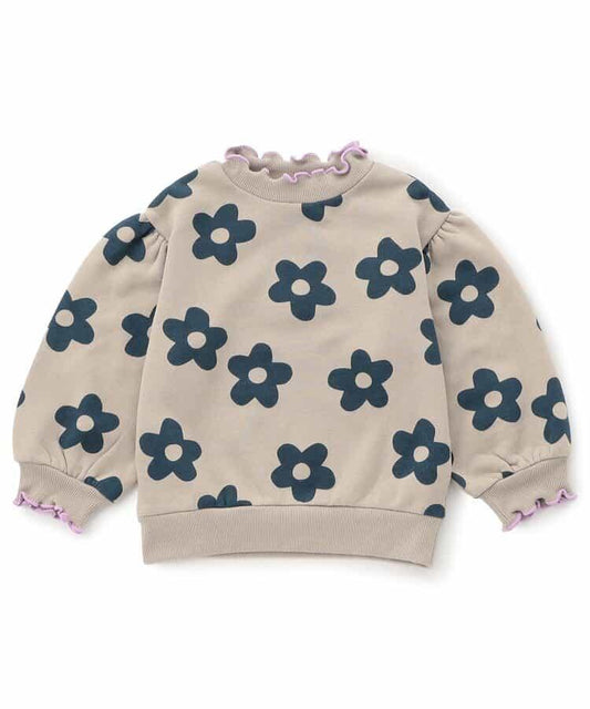 荷葉邊內加絨衛衣