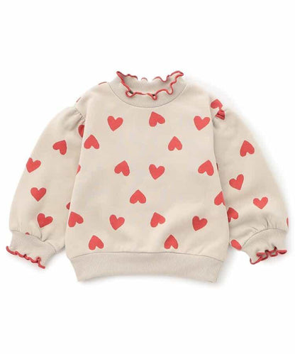 荷葉邊內加絨衛衣