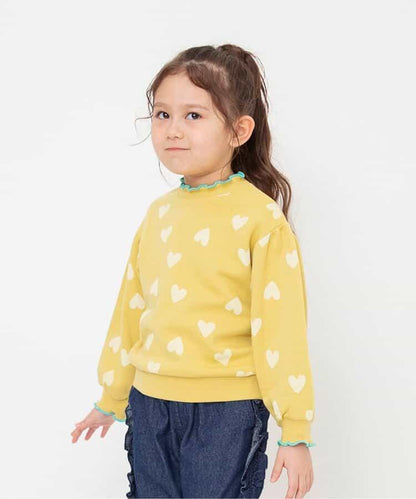 荷葉邊內加絨衛衣