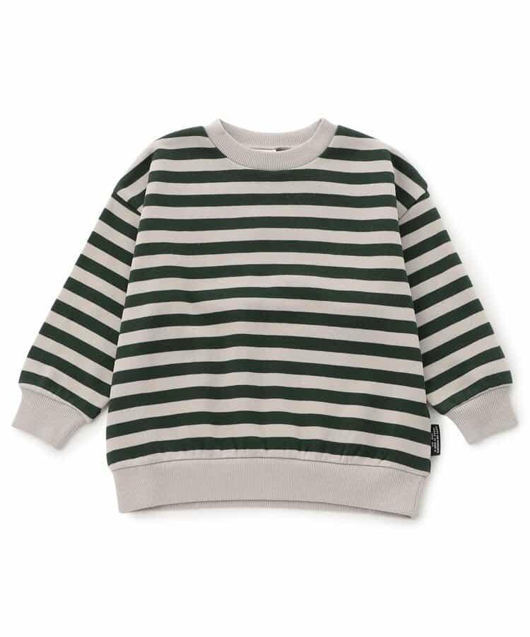 加絨保暖純色條紋衛衣