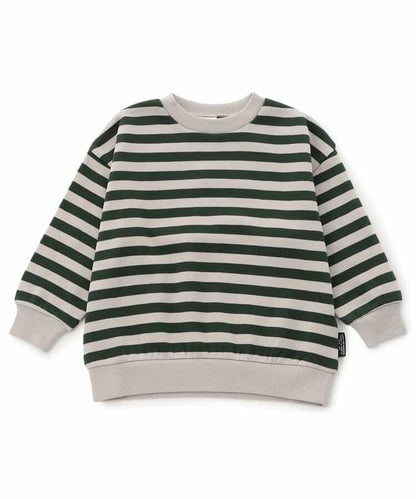 加絨保暖純色條紋衛衣