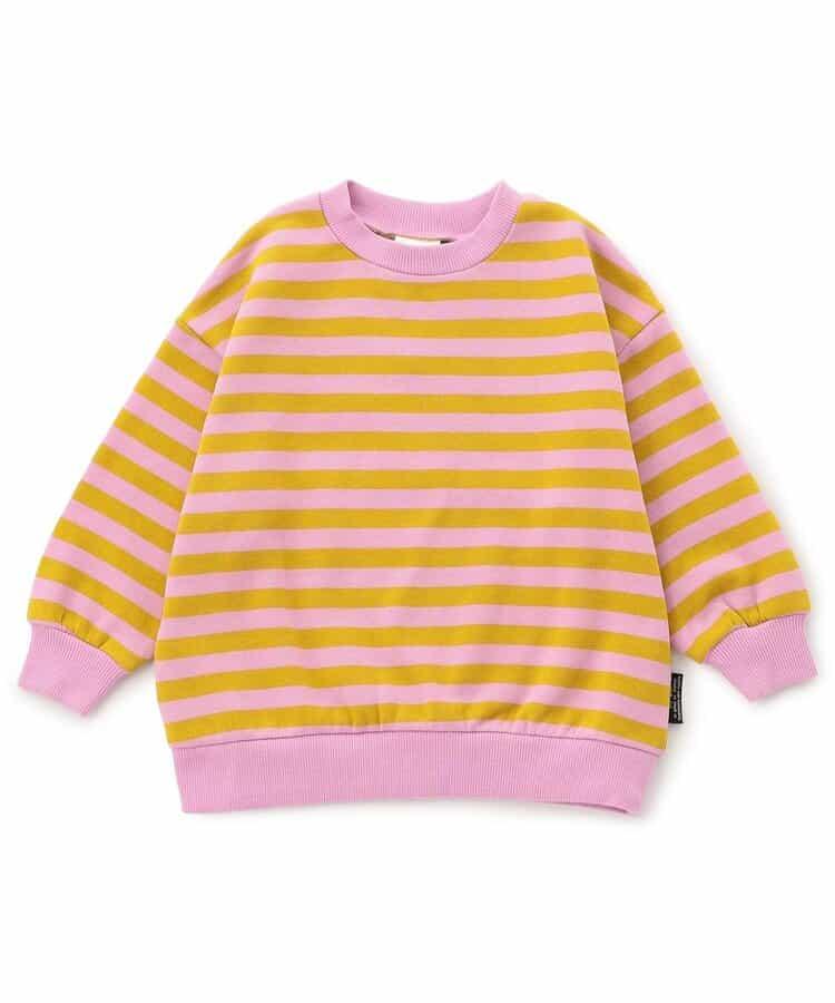 加絨保暖純色條紋衛衣