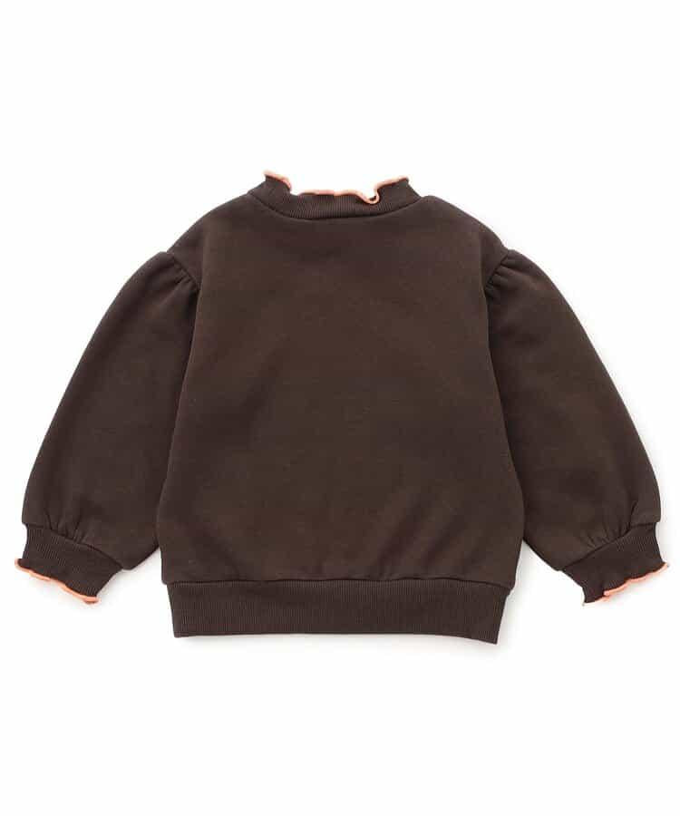 荷葉邊內加絨衛衣