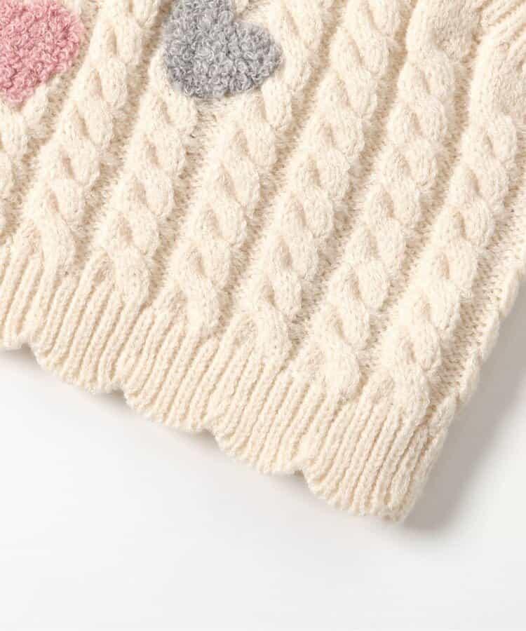 針織背心&荷葉邊內搭2件套_可機洗