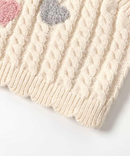 針織背心&荷葉邊內搭2件套_可機洗