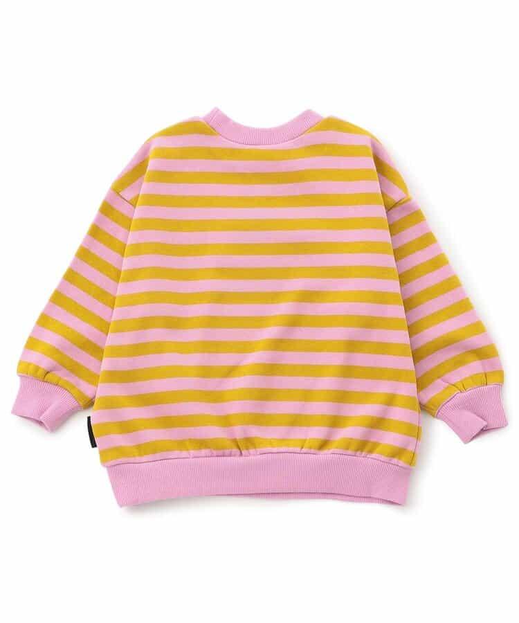 加絨保暖純色條紋衛衣