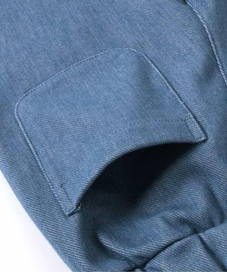 內加絨蝴蝶結開叉休閒褲 十分褲