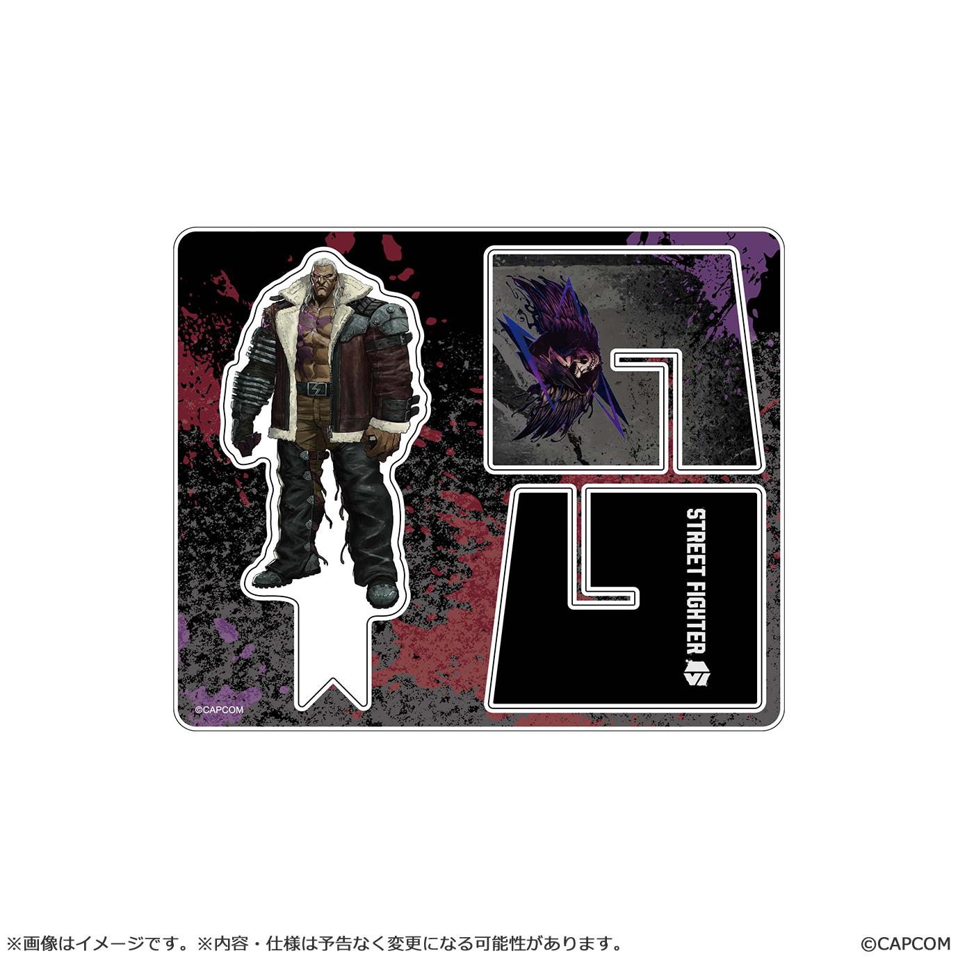 《街頭霸王》6_交叉亞克力立牌 貝加 Outfit 3