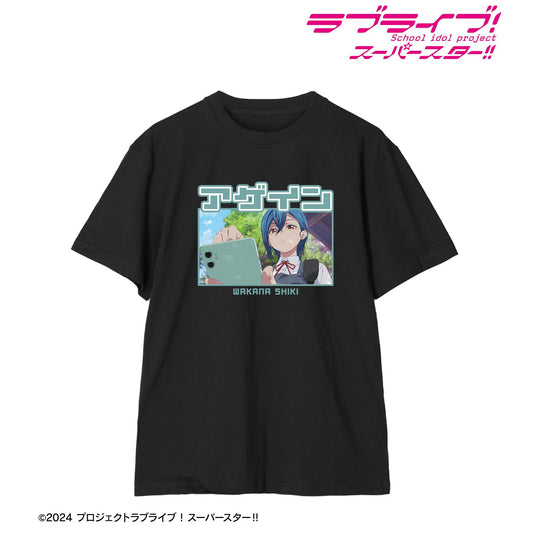 LoveLive! Superstar!! 尺碼/XXL 若菜四季 臺詞印花男女同款T恤