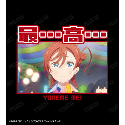 LoveLive! Superstar!! 尺碼/XXL 米女美臺詞印花男女同款T恤