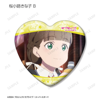 LoveLive! Superstar!! 交易款 桜小路綺羅子限定 場景照心形徽章（單位/全套BOX）【BOX／8個裝】