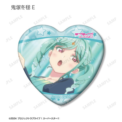 LoveLive! Superstar!! 鬼塚冬毬限定 劇照心形徽章（單位/全套BOX）【BOX／8個裝】