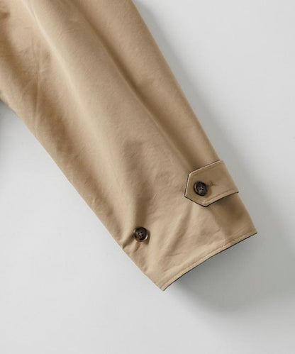 可雙面穿羊毛混紡法蘭絨格紋巴爾馬肯大衣