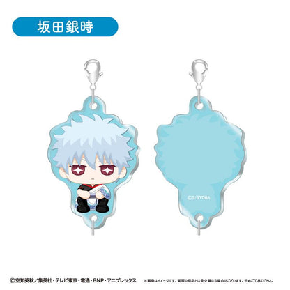 《銀魂》_連接式迷你亞克力掛鏈 坐姿Ver.【全套BOX／8個裝】