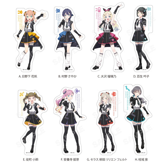LoveLive!蓮之空女學院學園偶像社_IdoMe! ver.貼紙 /A 【全套OPP/8枚入】