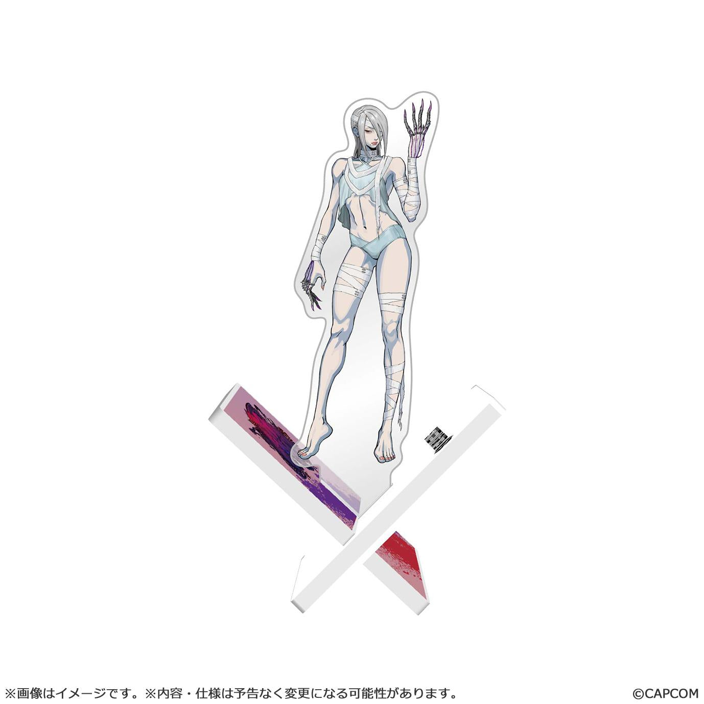 《街頭霸王》6_交叉亞克力立牌 A.K.I. 第四套服裝