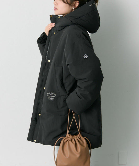 法式鴨絨加厚羽絨怪獸連帽外套