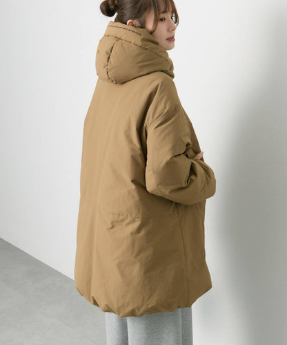 法式鴨絨加厚羽絨怪獸連帽外套