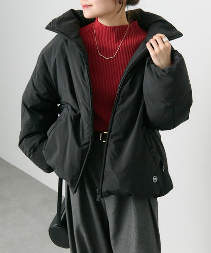 法式鴨絨拉鍊夾克