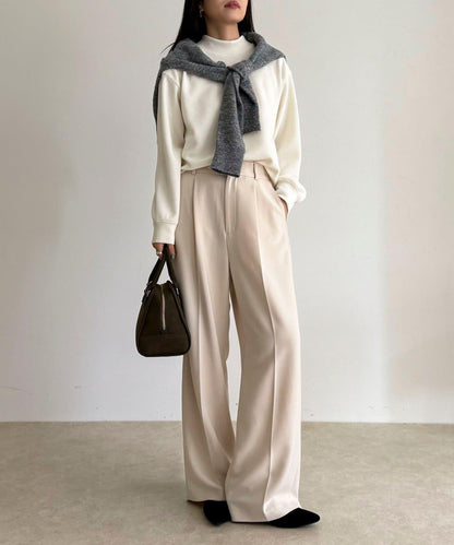 針織短款套頭衫