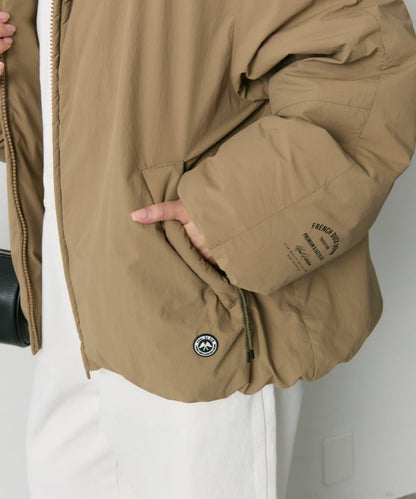 法式鴨絨拉鍊夾克