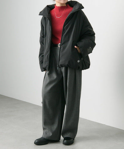 法式鴨絨拉鍊夾克