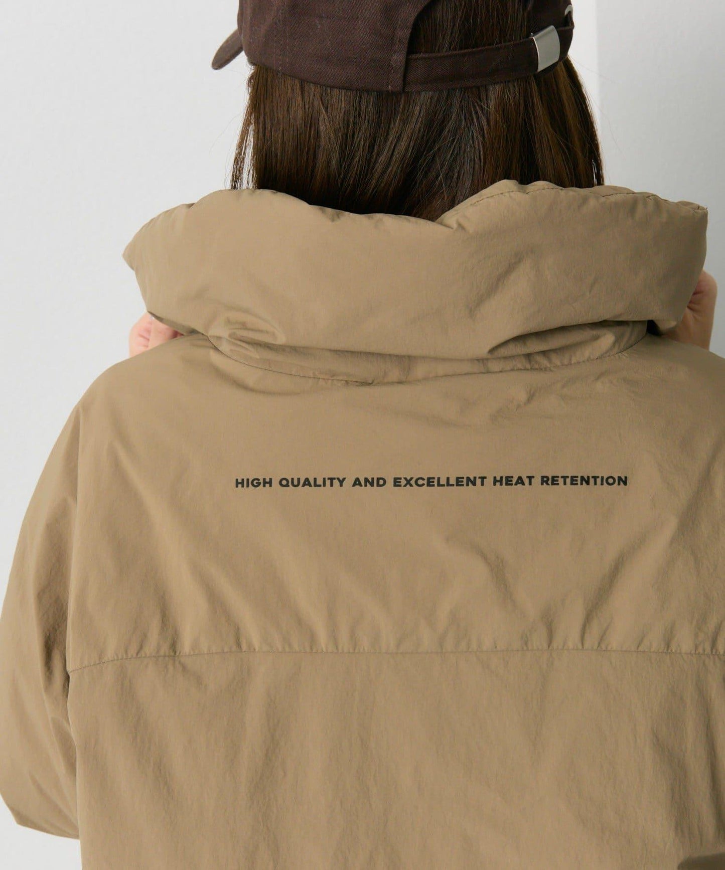 法式鴨絨拉鍊夾克