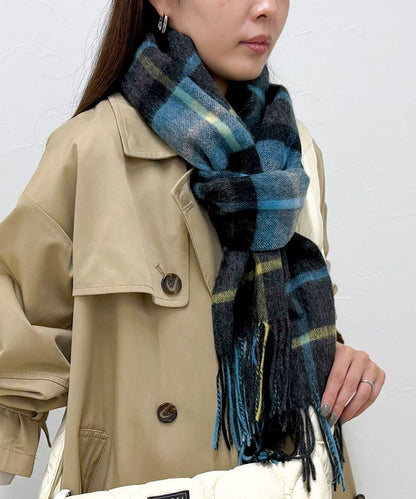 【TWEED MILL】羊毛格紋圍巾48