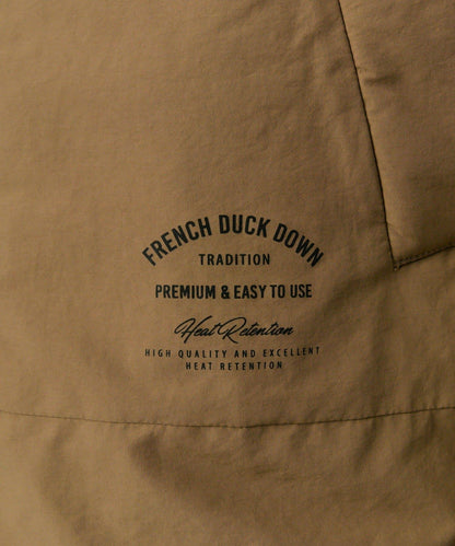 法式鴨絨加厚羽絨怪獸連帽外套