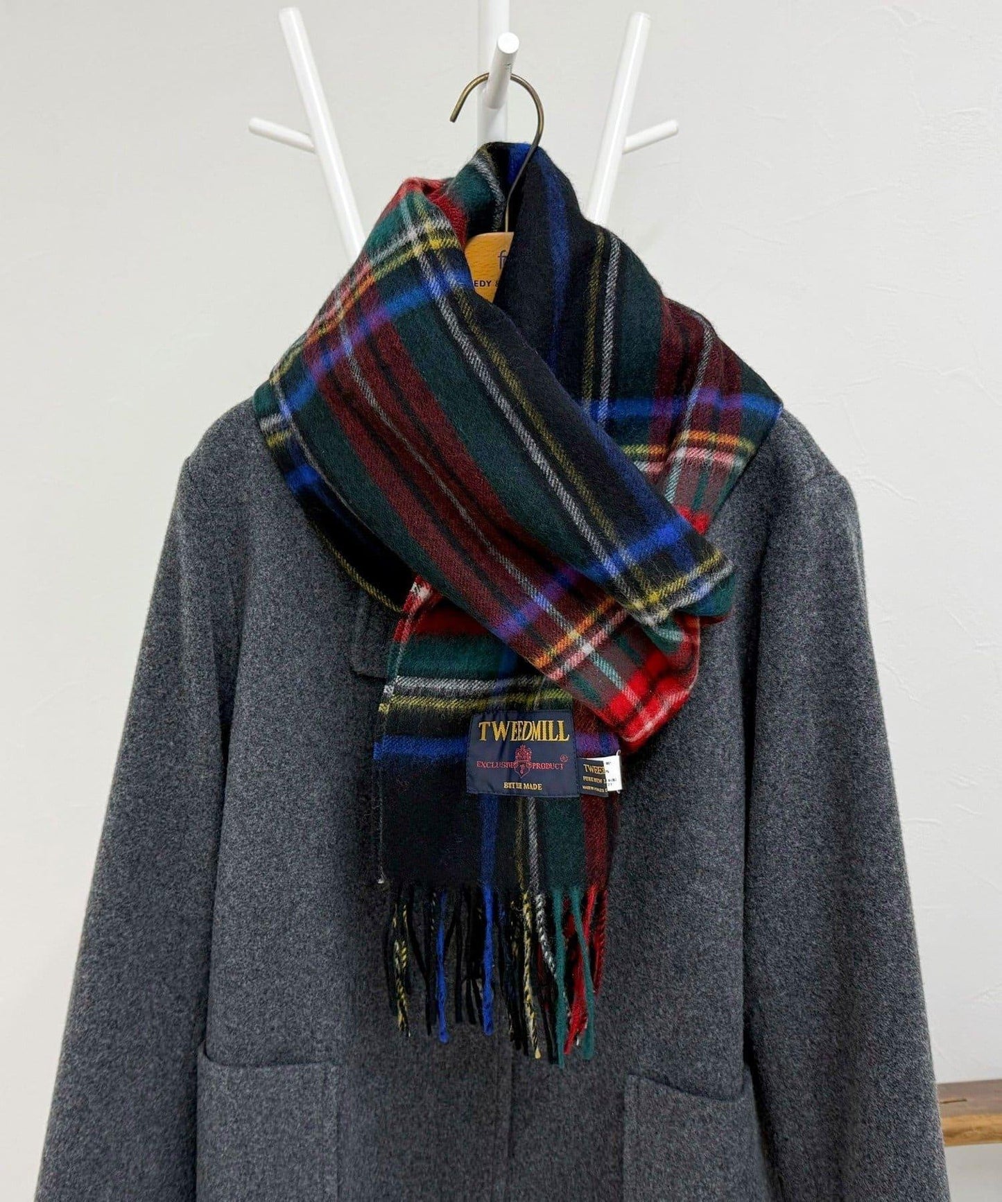 【TWEED MILL】羊毛格紋圍巾48