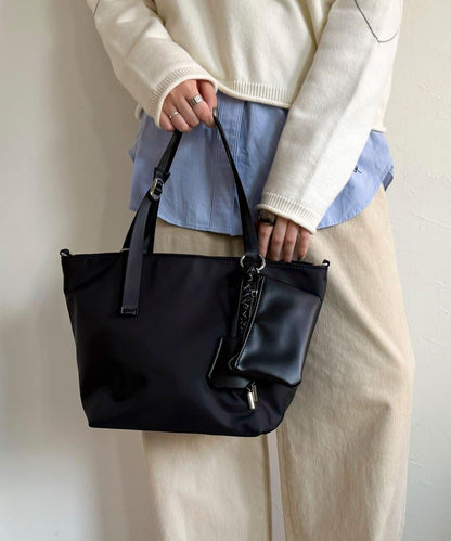 附化妝包掛飾尼龍托特包