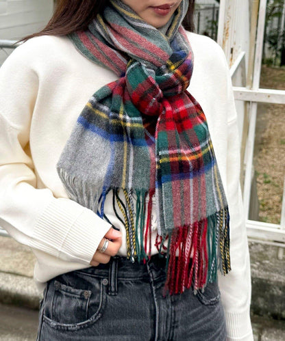 【TWEED MILL】羊毛格紋圍巾48