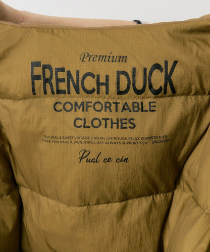 法式鴨絨加厚羽絨怪獸連帽外套