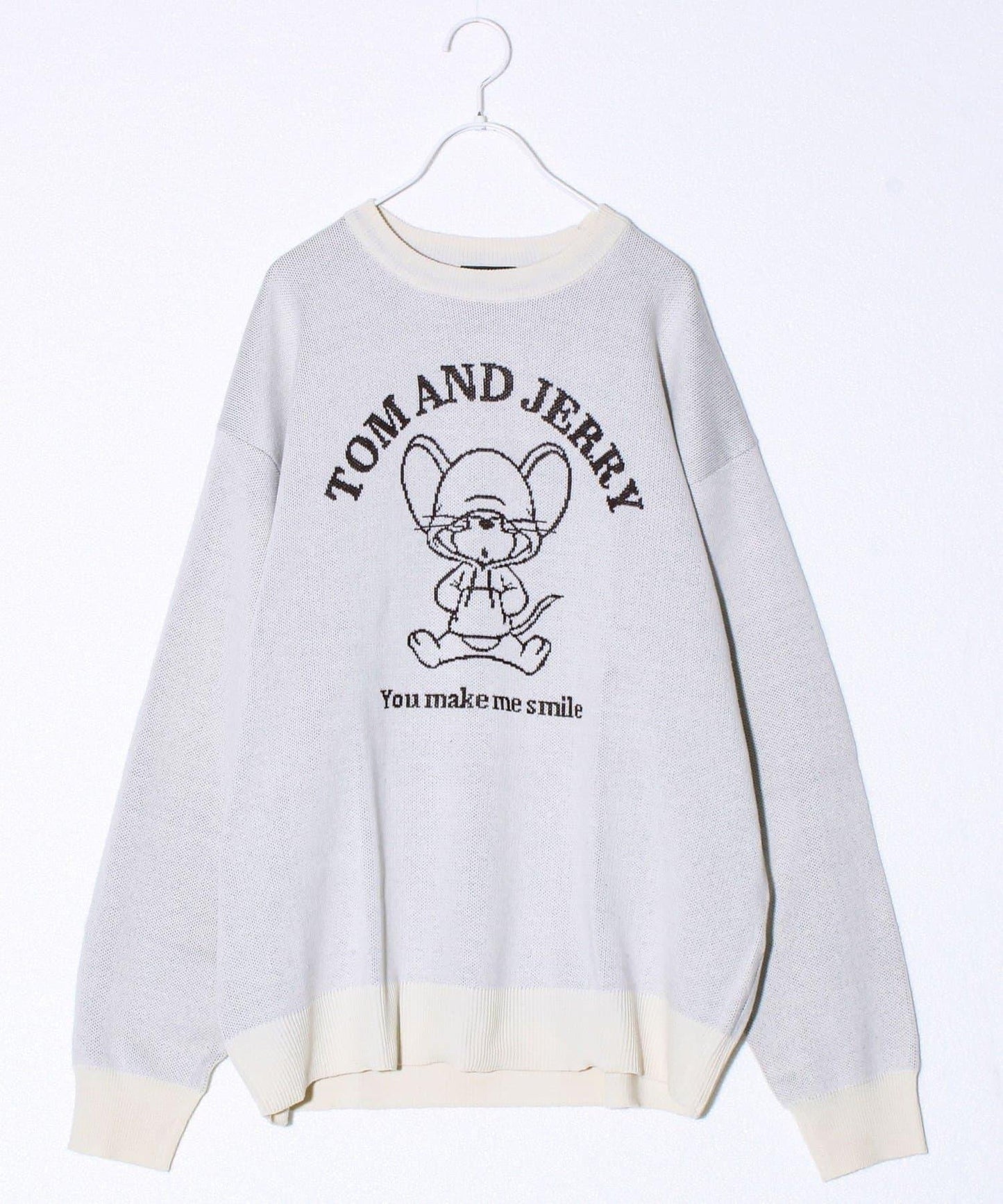 【MICKEY&JERRY】男女同款提花針織衫