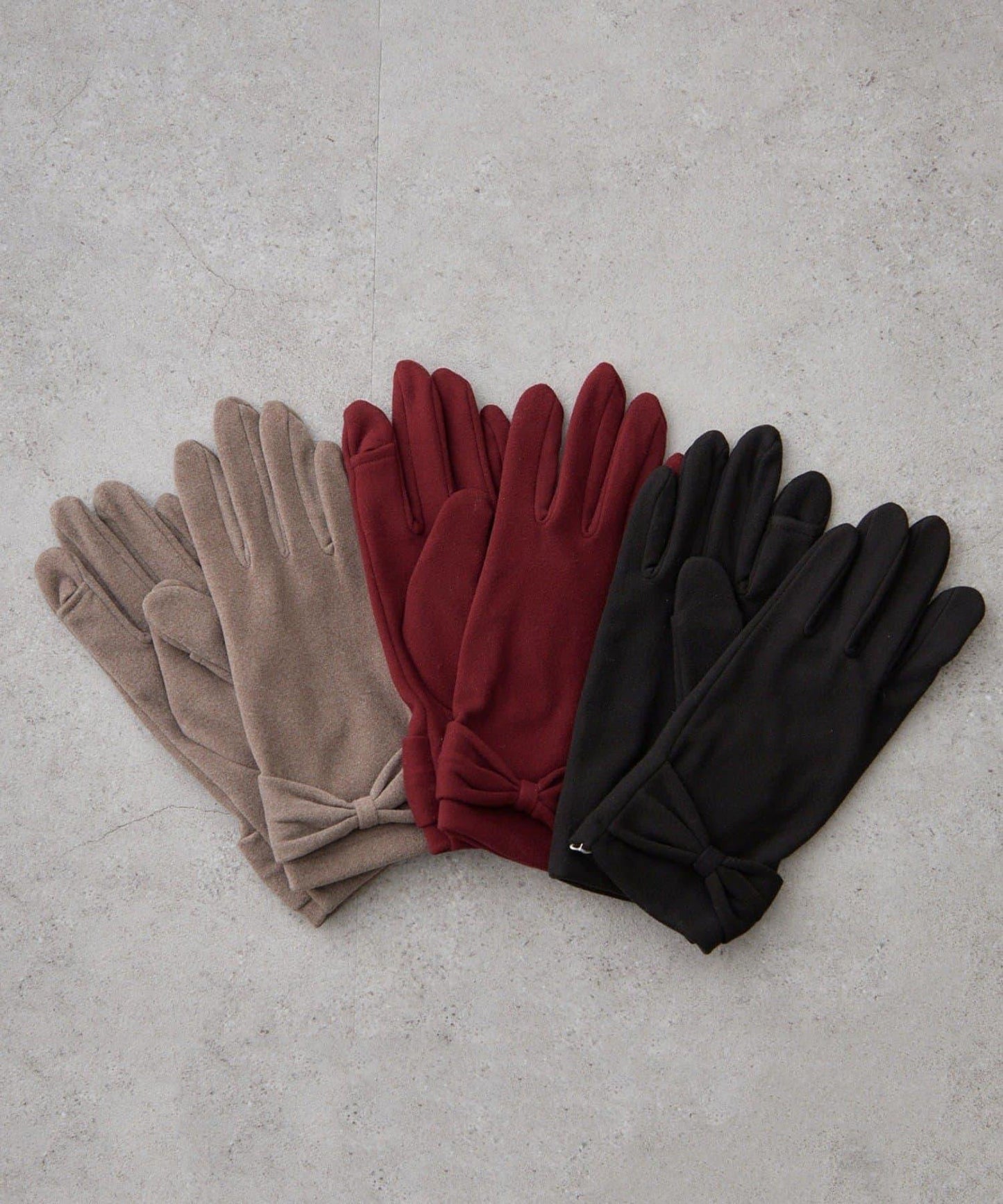 蝴蝶結設計手套