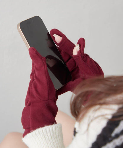 蝴蝶結設計手套