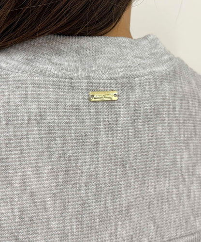 針織短款套頭衫