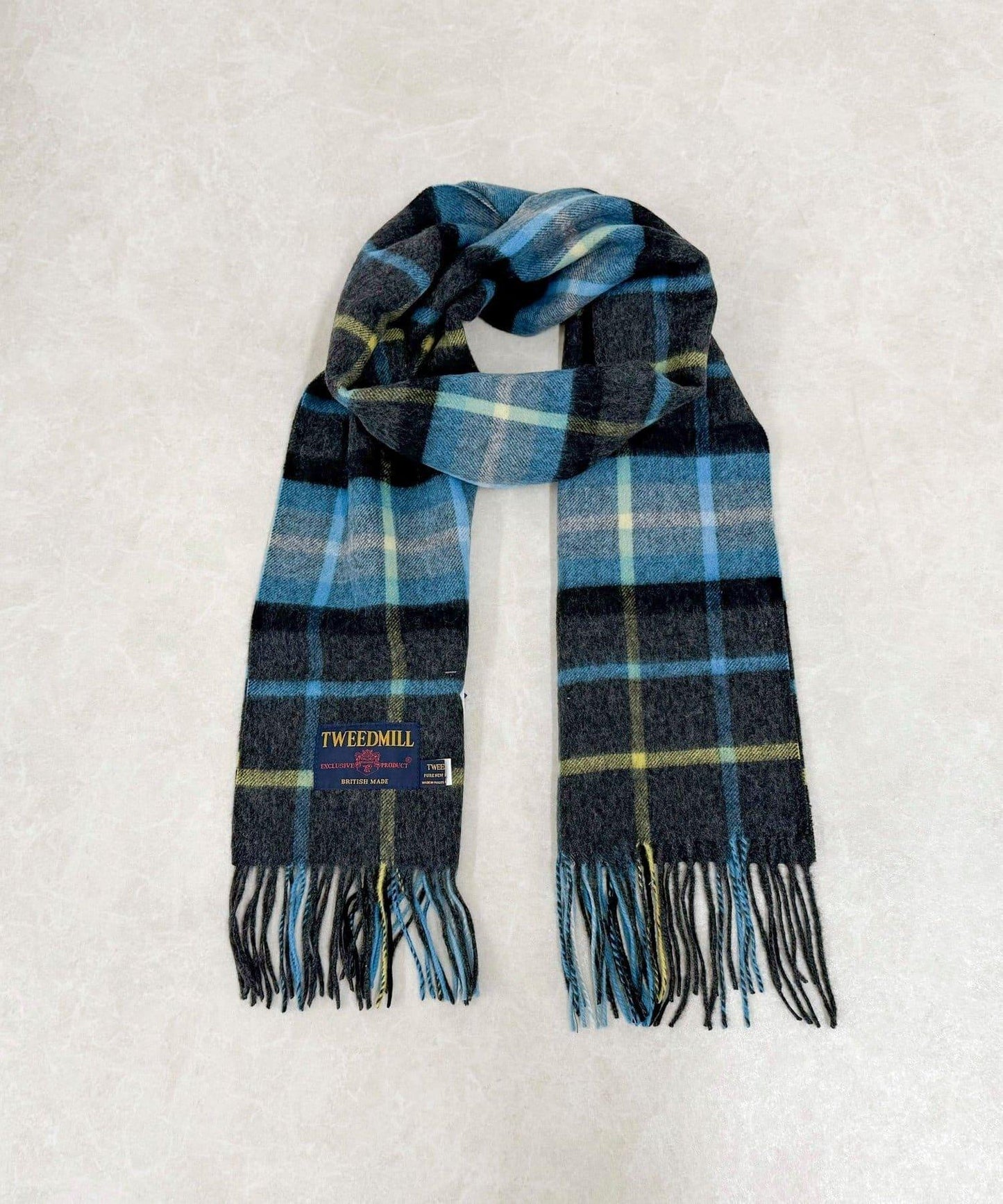 【TWEED MILL】羊毛格紋圍巾48