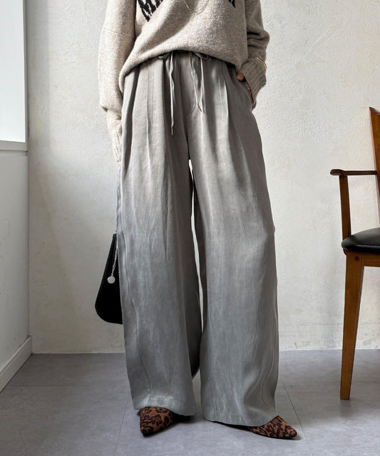 【DouDou】纖維寬鬆休閒褲