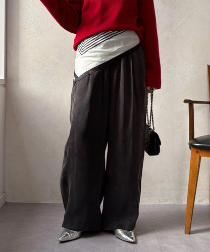 【DouDou】纖維寬鬆休閒褲