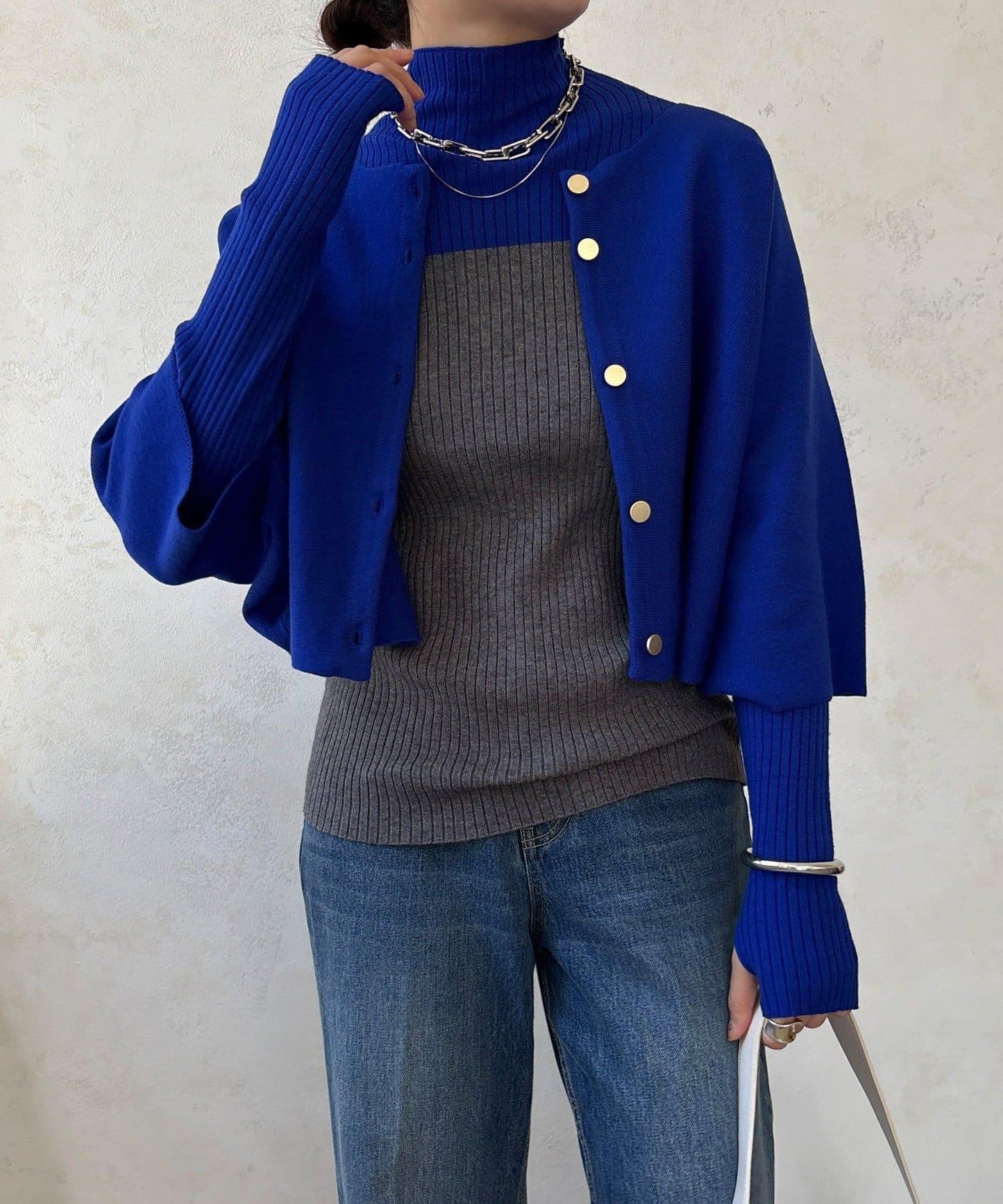 披肩套裝針織衫