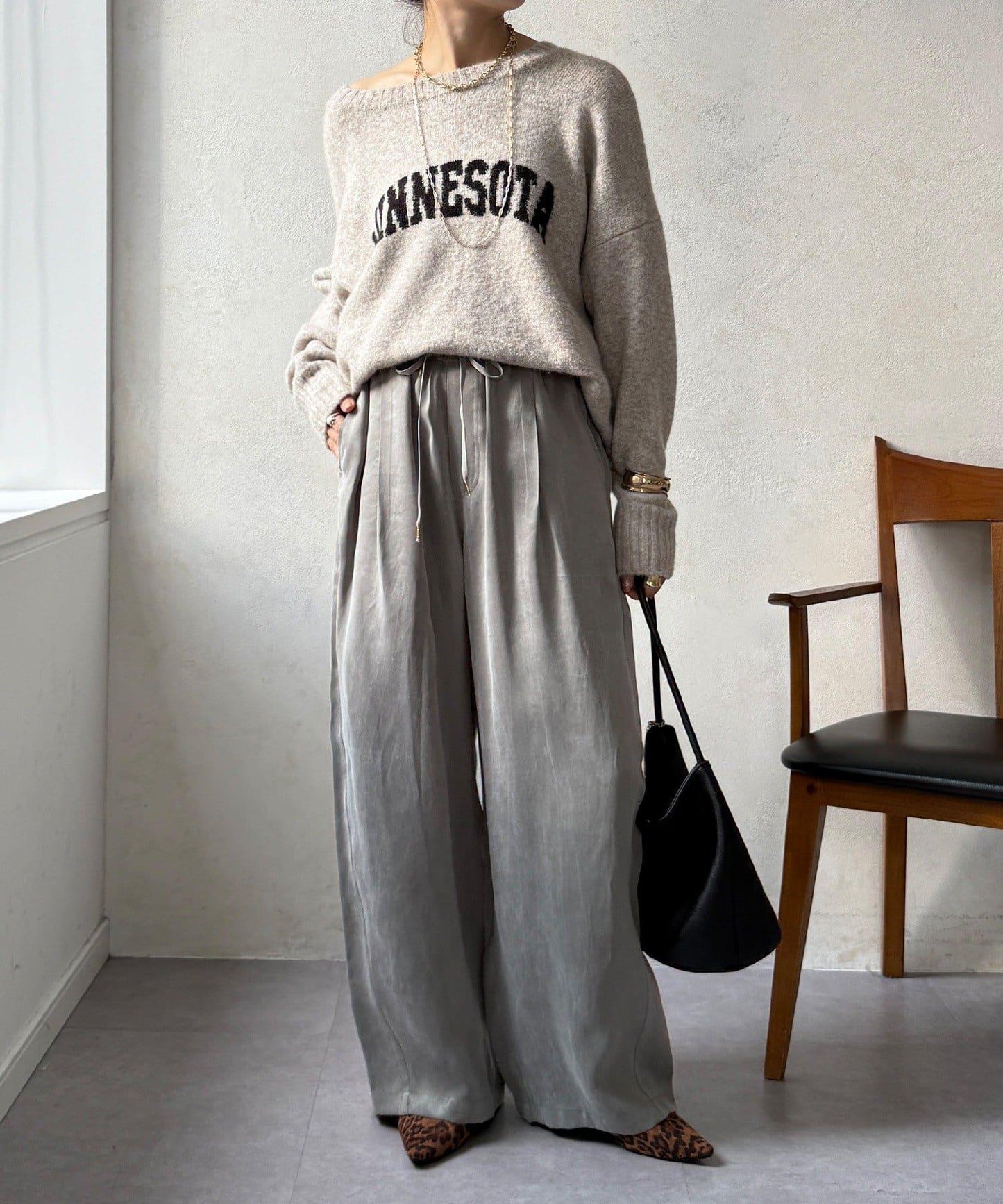 【DouDou】纖維寬鬆休閒褲