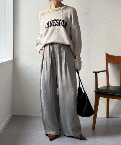 【DouDou】纖維寬鬆休閒褲